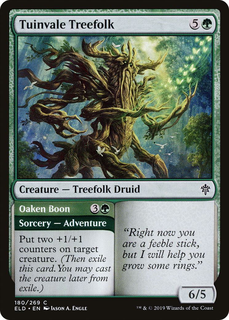 Tuinvale Treefolk // Oaken Boon (ELD-180)