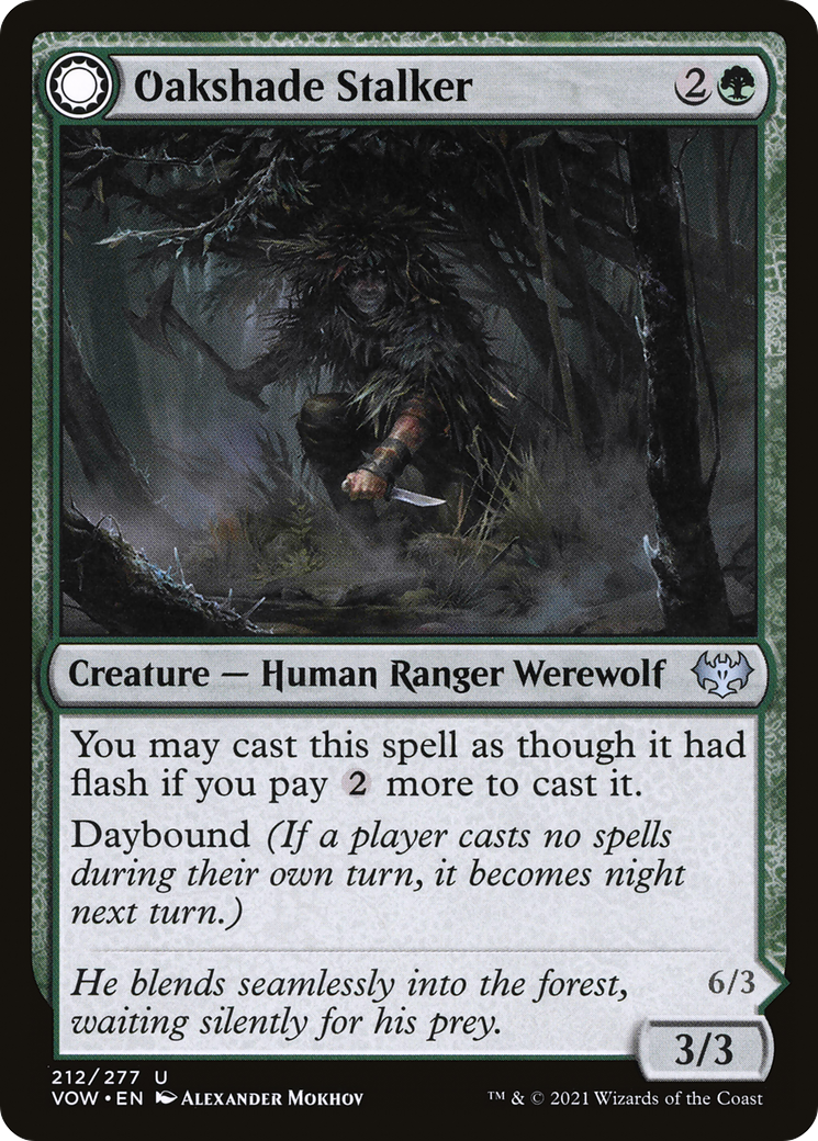 Oakshade Stalker // Moonlit Ambusher (VOW-212)