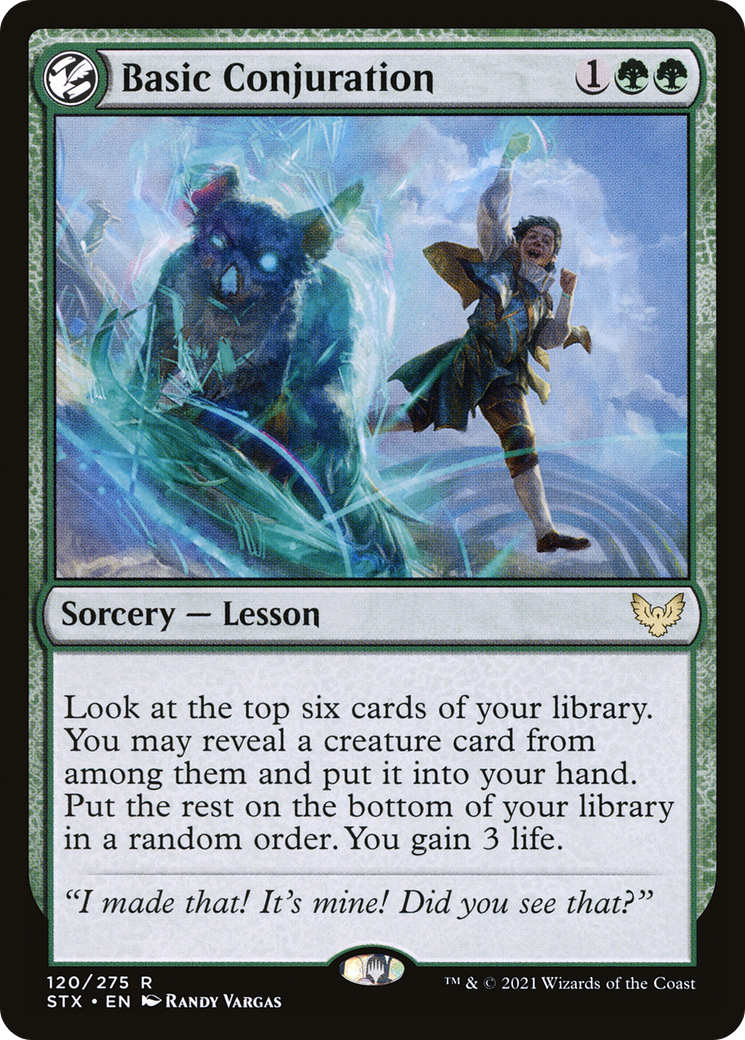 Basic Conjuration (STX-120) (Foil)