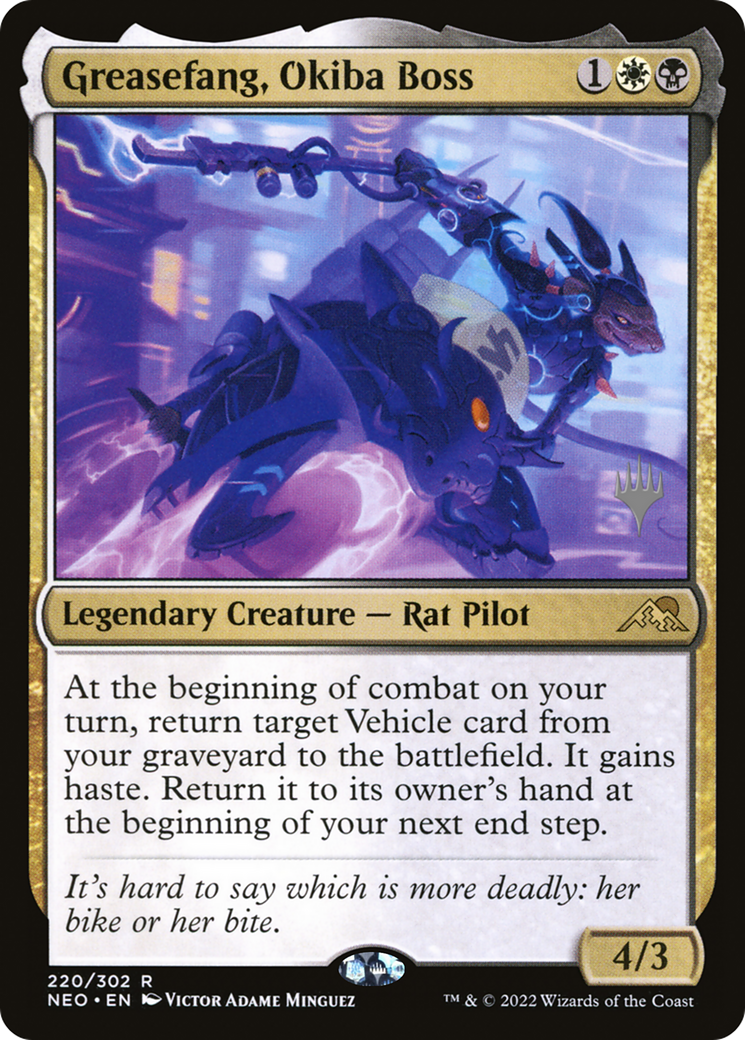 Greasefang, Okiba Boss (PPNEO-220P) (Foil)
