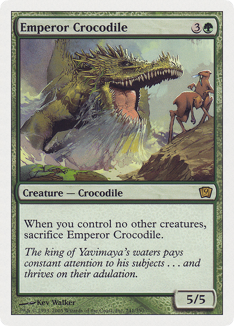 Emperor Crocodile (9ED-241★) (Foil)