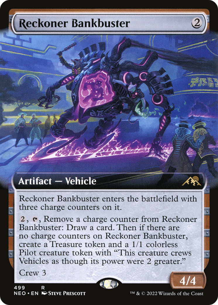 Reckoner Bankbuster (NEO-499) (Extended Art) (Foil)
