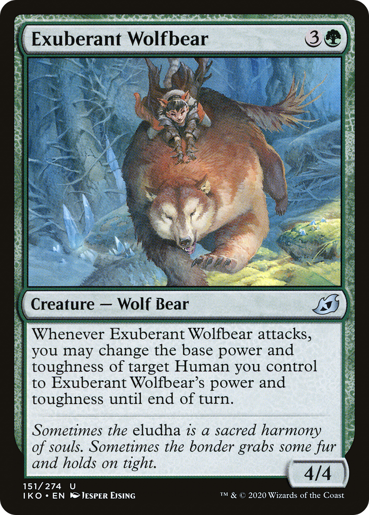 Exuberant Wolfbear (IKO-151)