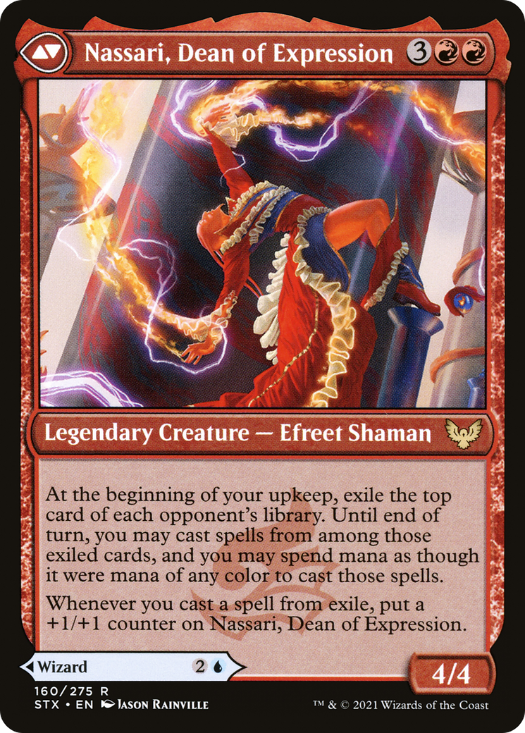 Uvilda, Dean of Perfection // Nassari, Dean of Expression (STX-160) (Foil)