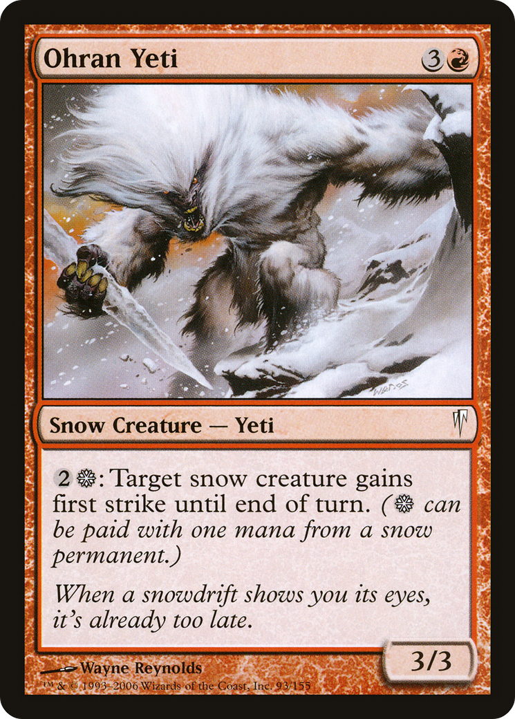 Ohran Yeti (CSP-093) (Foil)