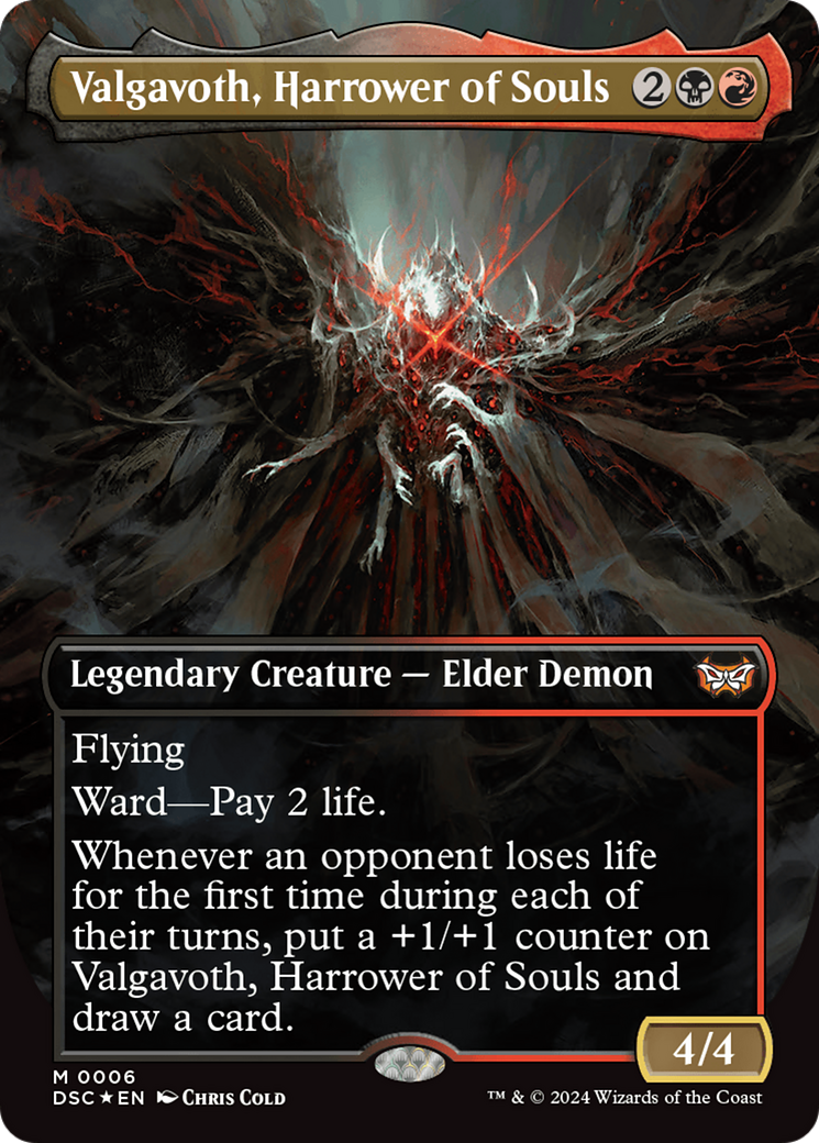 Valgavoth, Harrower of Souls (DSC-006) (Borderless) (Foil)