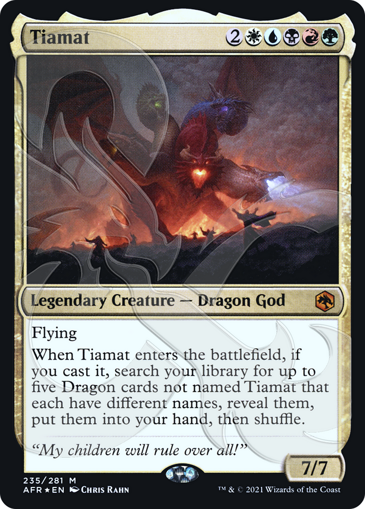 Tiamat (Ampersand Stamped) (AFR&-235A) (Foil)