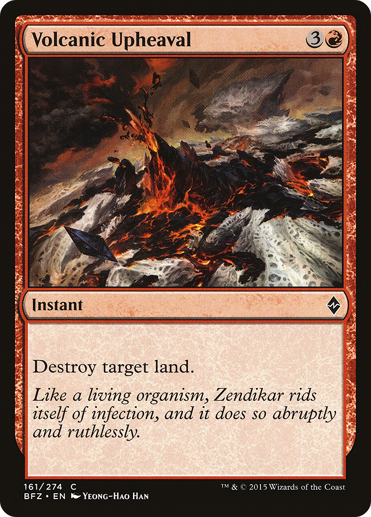 Volcanic Upheaval (BFZ-161) (Foil)
