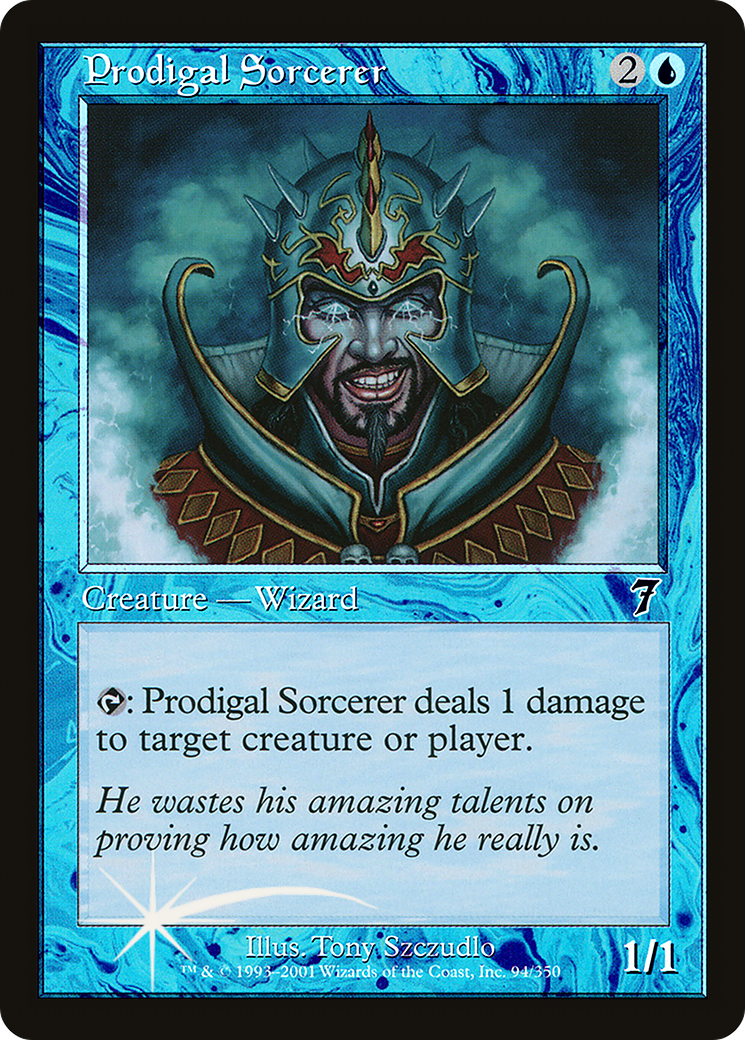 Prodigal Sorcerer (7ED-094★) (Foil)