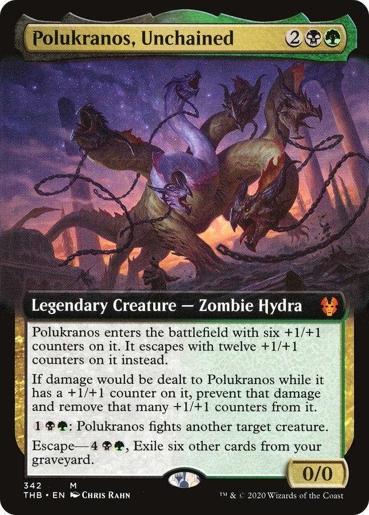 Polukranos, Unchained (THB-342) (Extended Art) (Foil)
