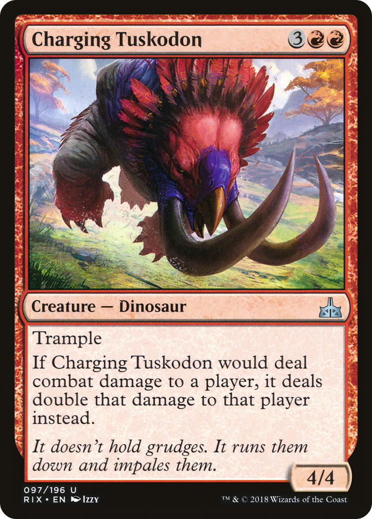 Charging Tuskodon (RIX-097) (Foil)