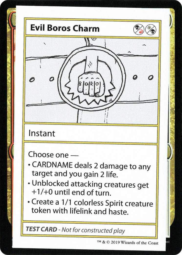 Evil Boros Charm (No PW Symbol) (CMB2-)