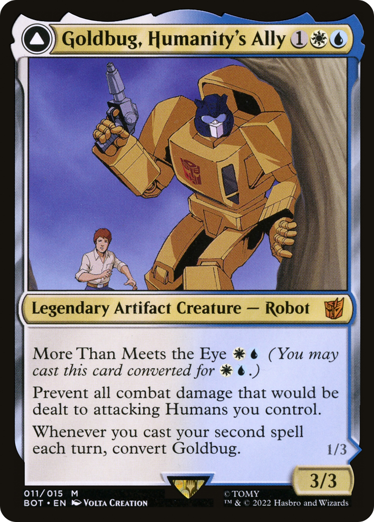 Goldbug, Humanity's Ally // Goldbug, Scrappy Scout (BOT-011)