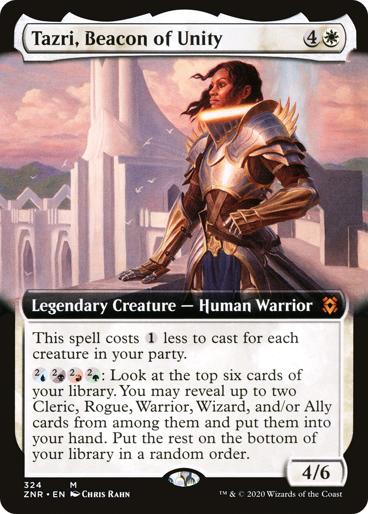 Tazri, Beacon of Unity (ZNR-324) (Extended Art) (Foil)