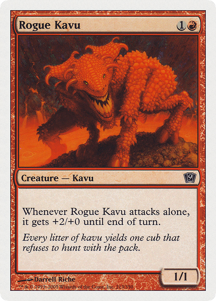 Rogue Kavu (9ED-213★) (Foil)