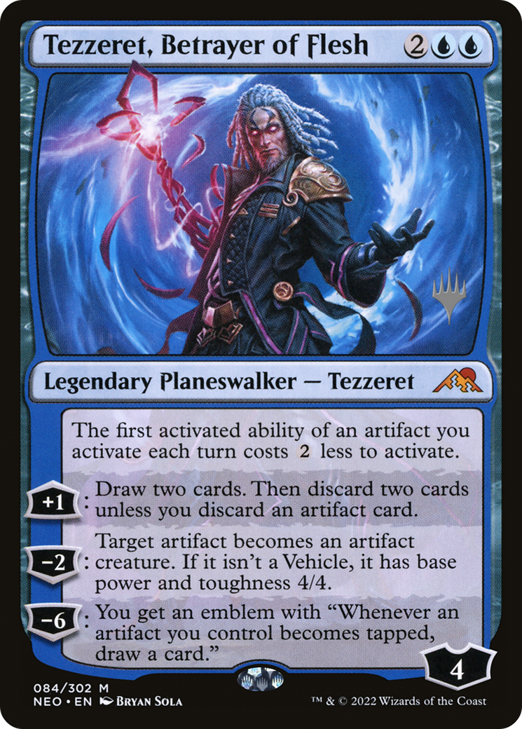 Tezzeret, Betrayer of Flesh (PPNEO-84P) (Foil)