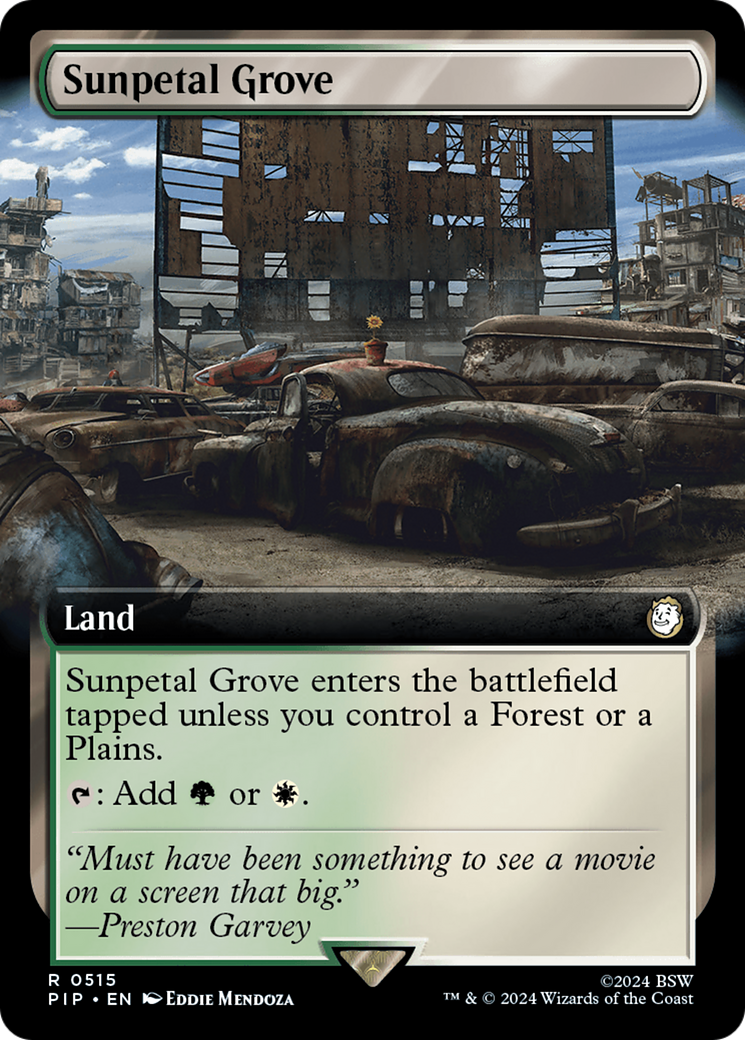 Sunpetal Grove (PIP-515) (Extended Art) (Foil)