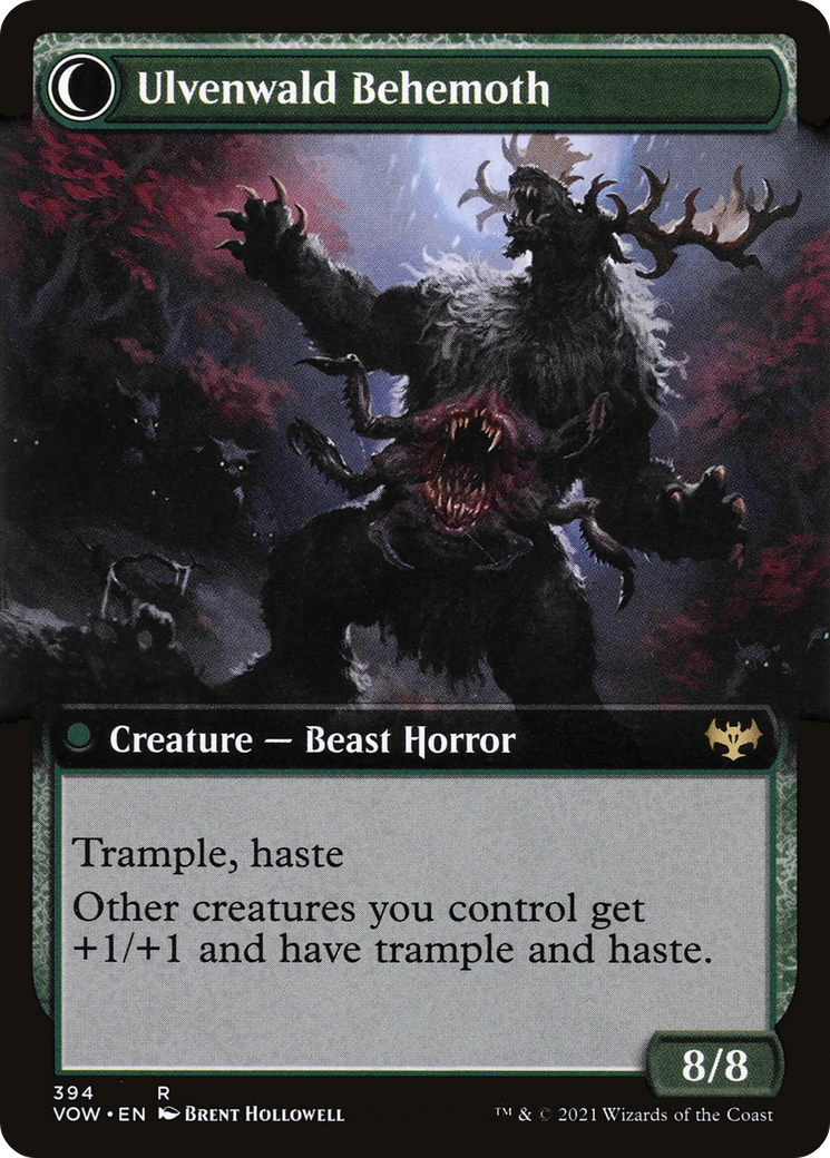 Ulvenwald Oddity // Ulvenwald Behemoth (VOW-394) (Extended Art)