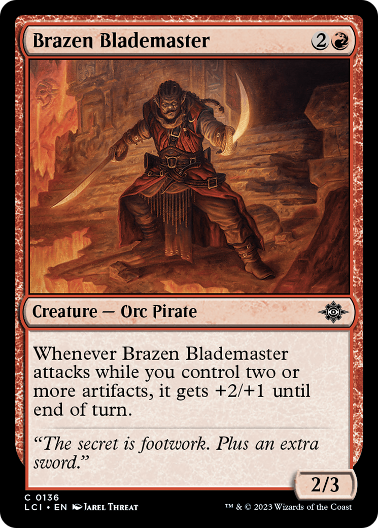 Brazen Blademaster (LCI-136) (Foil)