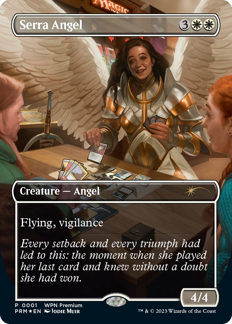 Serra Angel (PW24-001) (Borderless) (Foil)