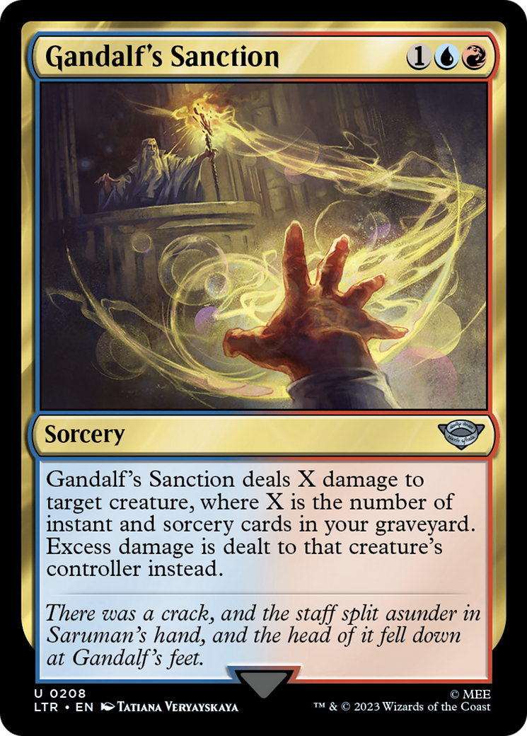 Gandalf's Sanction (LTR-208) (Foil)