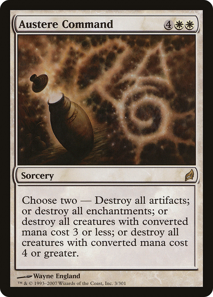 Austere Command (LRW-003) (Foil)