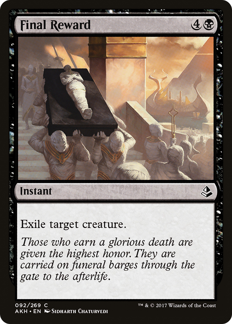 Final Reward (AKH-092) (Foil)