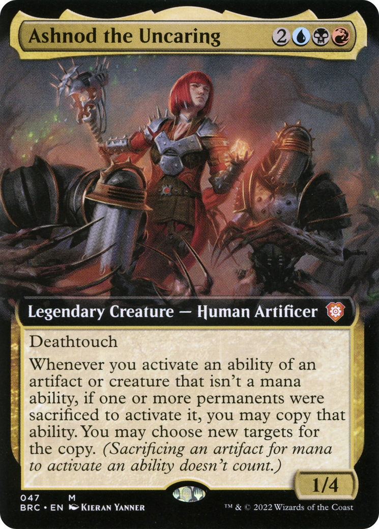 Ashnod the Uncaring (BRC-047) (Extended Art) (Foil)
