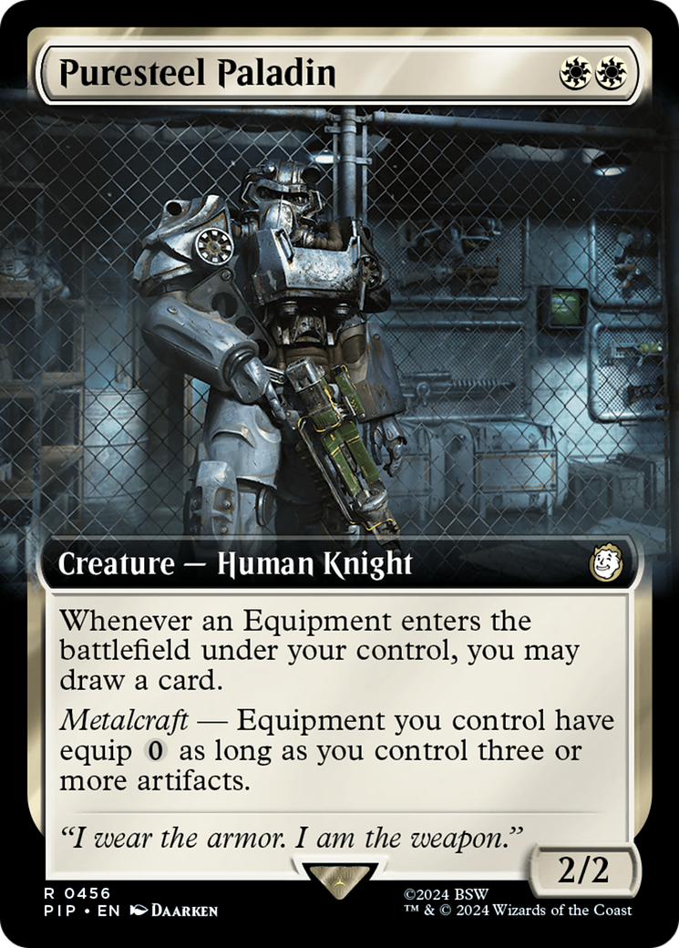 Puresteel Paladin (PIP-456) (Extended Art) (Foil)