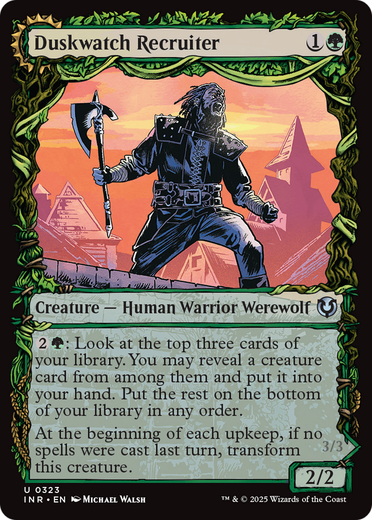 Duskwatch Recruiter // Krallenhorde Howler (INR-323) (Showcase)