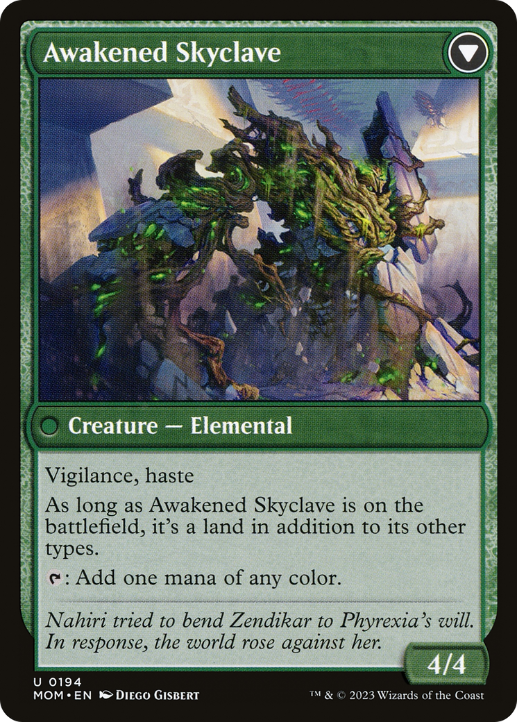 Invasion of Zendikar // Awakened Skyclave (MOM-194) (Foil)