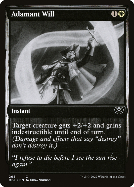 Adamant Will (DBL-268) (Foil)