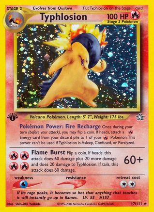 Typhlosion (17) (N1-017) (Unlimited Holofoil)