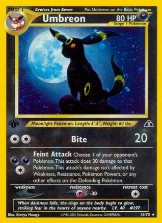 Umbreon (13) (N2-013) (Unlimited Holofoil)