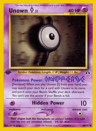 Unown [I] (N2-068) (Unlimited)