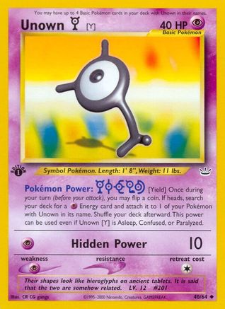 Unown [Y] (N3-040) (Unlimited)