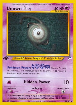 Unown [Z] (N4-060) (Unlimited)