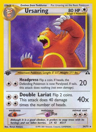 Ursaring (34) (N2-034) (Unlimited)