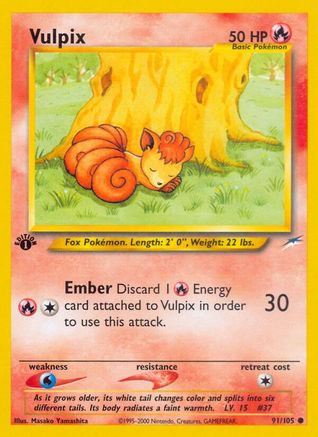 Vulpix (N4-091) (1st Edition)