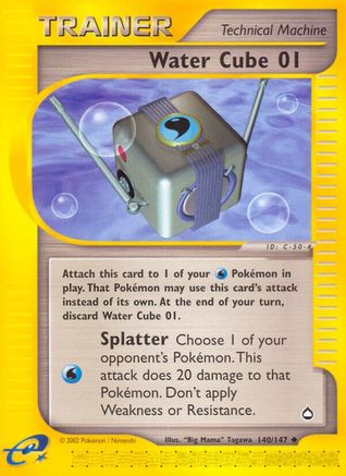 Water Cube 01 (AQ-140) (Reverse Holofoil)