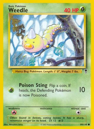 Weedle (LC-099) (Reverse Holofoil)