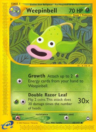 Weepinbell (AQ-065) (Reverse Holofoil)