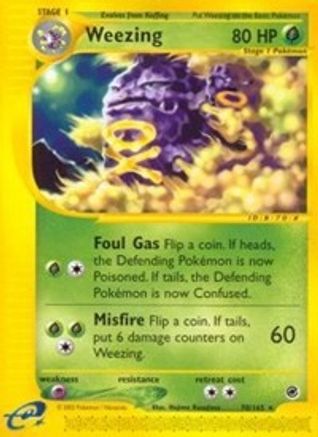 Weezing (70) (EX-070) (Reverse Holofoil)