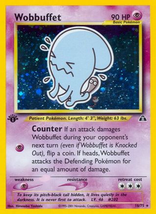 Wobbuffet (16) (N2-016) (1st Edition Holofoil)