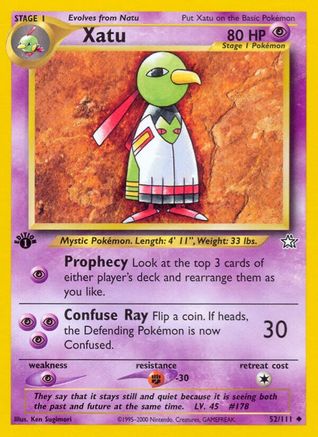 Xatu (N1-052) (1st Edition)