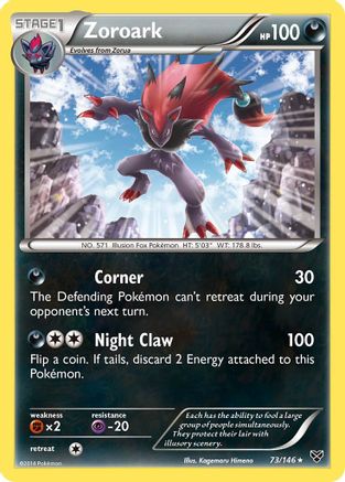 Zoroark (XY-073) (Reverse Holofoil)