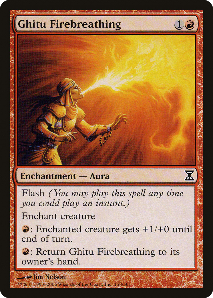 Ghitu Firebreathing (TSP-158) (Foil)