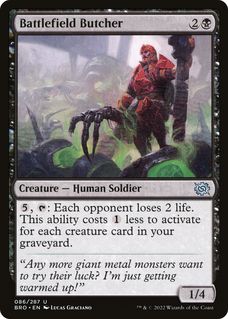 Battlefield Butcher (BRO-086) (Foil)