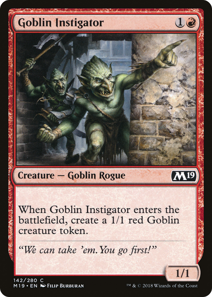 Goblin Instigator (M19-142) (Foil)