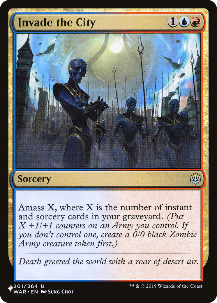 Invade the City (LIST-WAR-201)